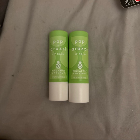 Pop-arazzi Pineapple Coconut Lip Balm set of 2 - Picture 1 of 1